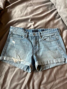 Lucky Brand Light Wash Denim Rolled Cuff Women's Shorts